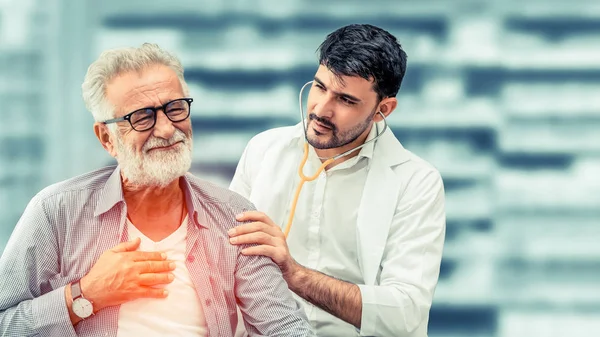 Patient visits doctor at the hospital. Concept of medical healthcare and doctor staff service.