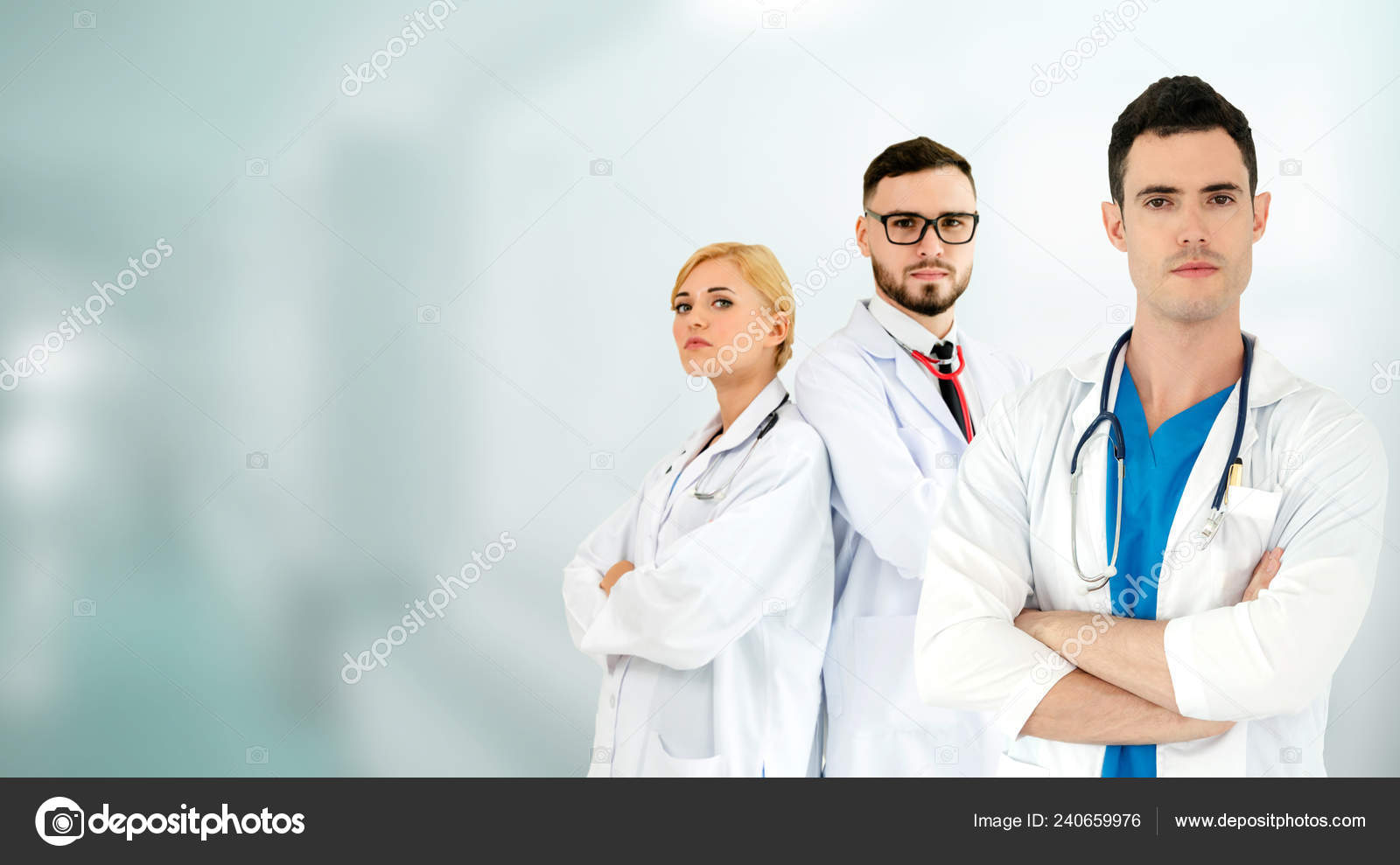 Grupo De Médicos E Enfermeiros E Pessoal Médico. Conceito De
