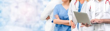 Sağlık insan grubu. Diğer doktorlar, hemşire ve cerrah hastane ofis veya klinik çalışma profesyonel doktor. Tıbbi Teknoloji Araştırma Enstitüsü ve Doktor personel hizmet anlayışı.