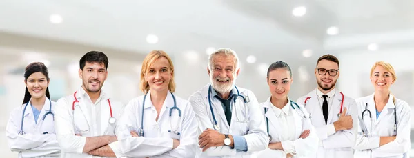 Healthcare People Group Professional Doctor Working Hospital Office Clinic Other — Stock Photo, Image