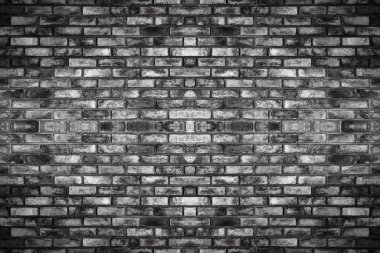 Tuğla duvar eski doku desenli arka plan. Vintage tarzı ve grunge retro iç.