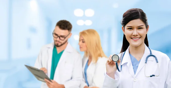 Healthcare People Group Professional Doctor Working Hospital Office Clinic Other — Stock Photo, Image