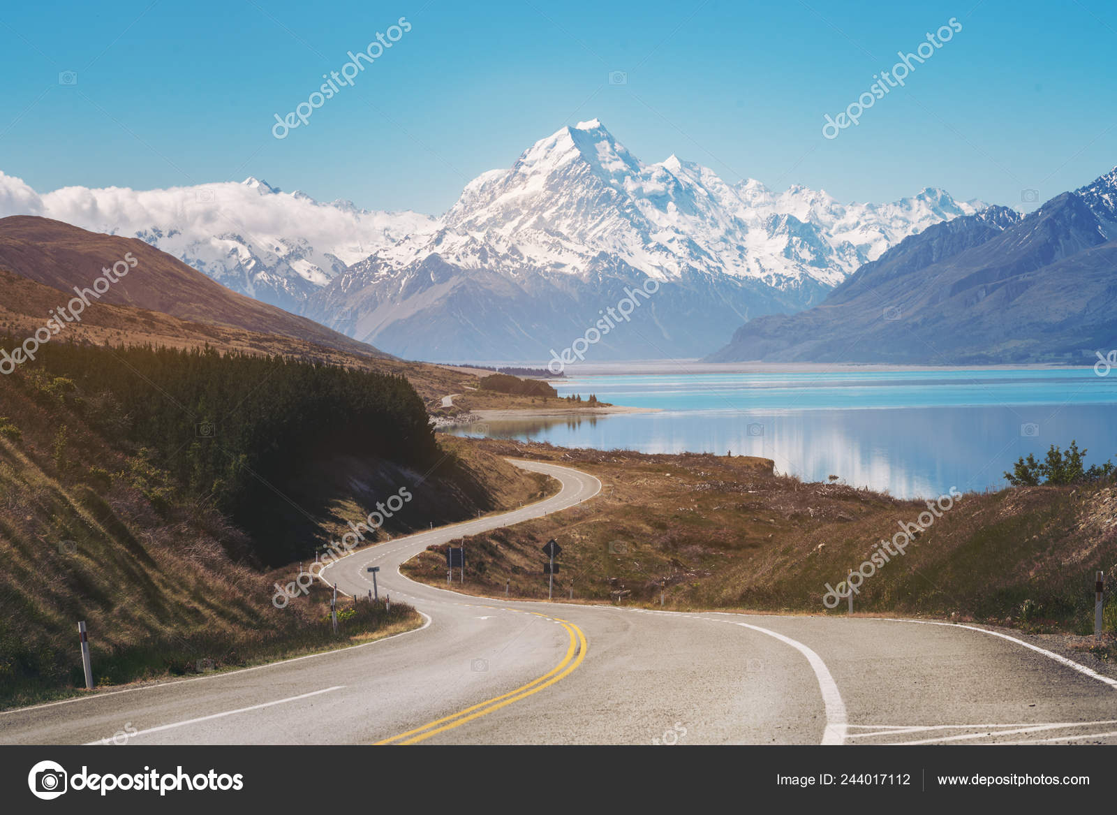 Road Mount Cook Highest Mountain New Zealand Scenic Highway Drive Stock Photo Image By C Biancoblue Road Mount Cook Highest Mountain New Zealand Scenic Highway Drive Stock Photo Image By C Biancoblue
