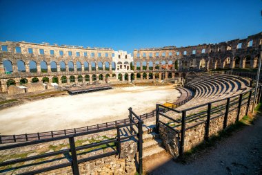 Pula Arena, Istria, Hırvatistan, Avrupa.