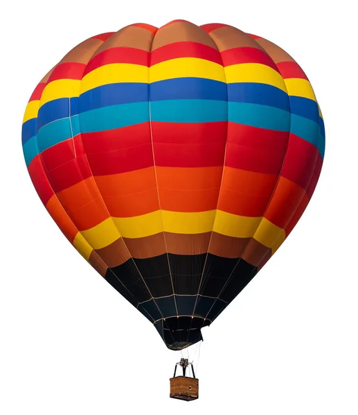 Hot air balloon isolated on white background. — Stock Photo, Image