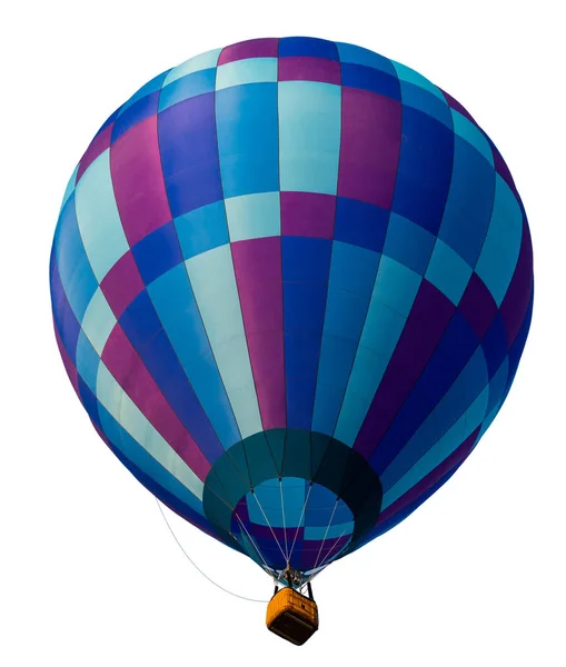 Hőlégballon elszigetelt fehér háttér. — Stock Fotó