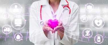 Hastanede Tıbbi Sağlık Grafik ile Doktor