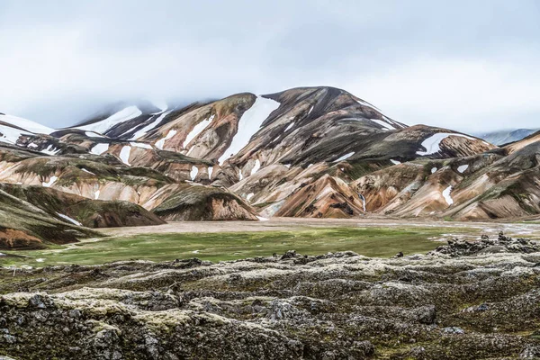 Paisagem de Landmannalaugar Islândia Highland — Fotografia de Stock