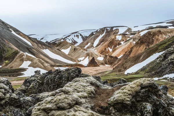 Landscape of Landmannalaugar Iceland Highland — Stock Photo, Image