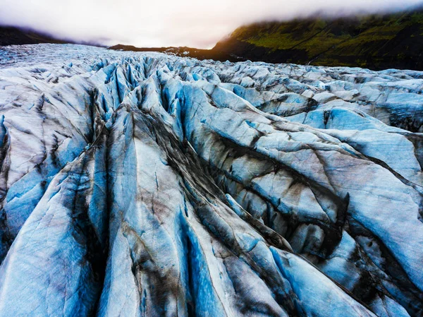 Svinafellsjokull Gletsjer in Vatnajokull, IJsland. — Stockfoto