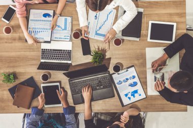 Ofis Odasında Grup Toplantısı.