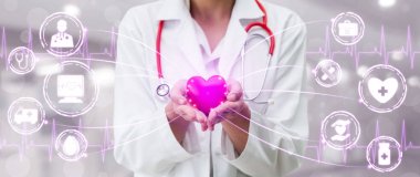 Hastanede Tıbbi Sağlık Grafik ile Doktor