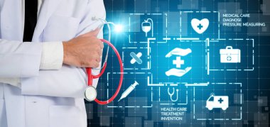 Hastanede Tıbbi Sağlık Grafik ile Doktor
