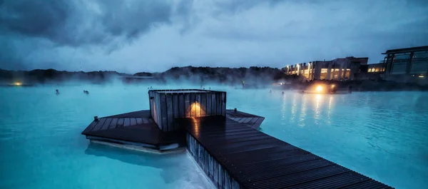 Geothermal Spa Blue Lagoon em Reykjavik, Islândia . — Fotografia de Stock