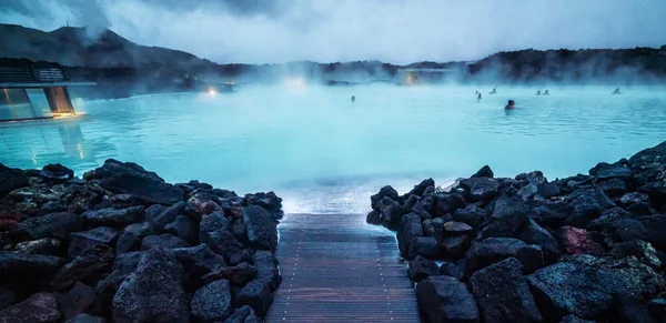 Geothermal Spa Blue Lagoon em Reykjavik, Islândia . — Fotografia de Stock