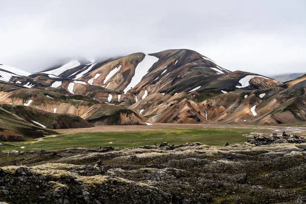 Paisaje de Landmannalaugar Islandia Highland — Foto de Stock