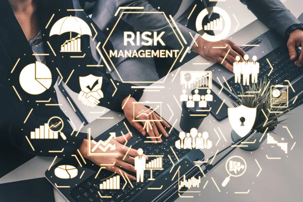 Gestión y evaluación de riesgos para las empresas — Foto de Stock