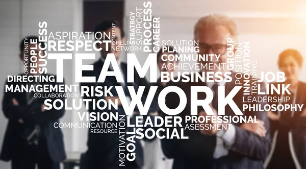 Teamwork en zakelijke Human Resources concep — Stockfoto