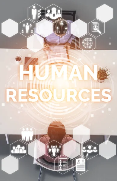 Human Resources and People Networking Concep — Stock Photo, Image