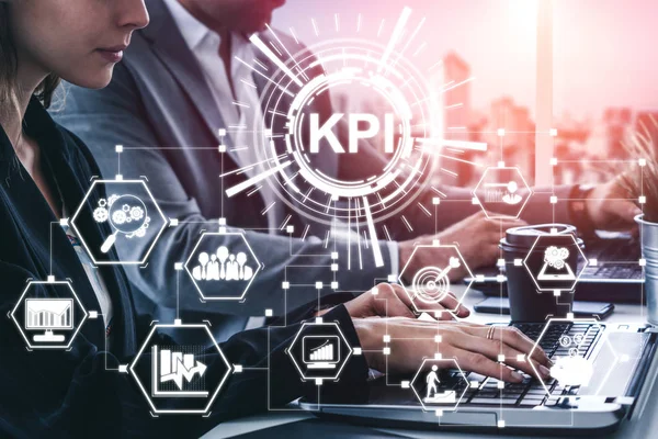 Indicador de rendimiento clave KPI para el negocio Concep —  Fotos de Stock
