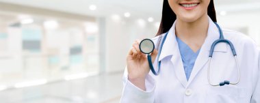 Hastanedeki doktor. Tıbbi hizmet.