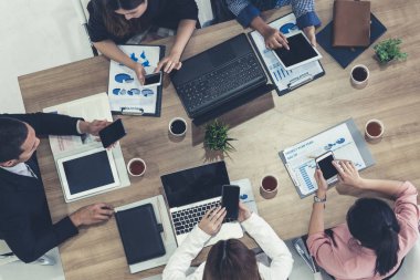 Ofis Odasında Grup Toplantısı.
