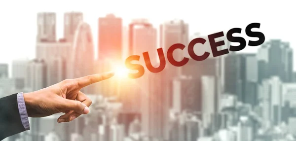 Achievement and Business Goal Success Concept — Stock Photo, Image