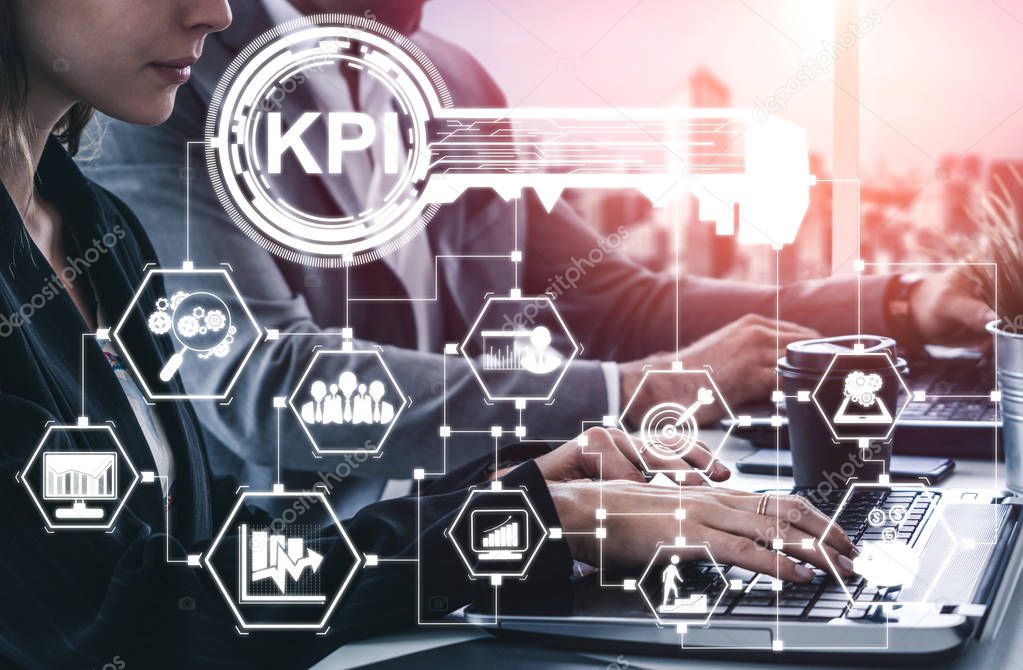 KPI Key Performance Indicator for Business Concep
