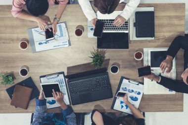 Ofis Odasında Grup Toplantısı.