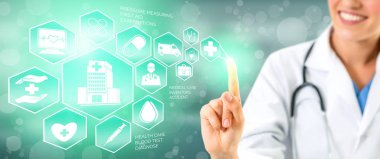 Hastanede Tıbbi Sağlık Grafik ile Doktor