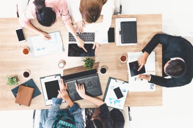 Ofis Odasında Grup Toplantısı.