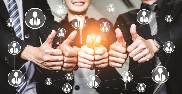 Human Resources and People Networking Concep