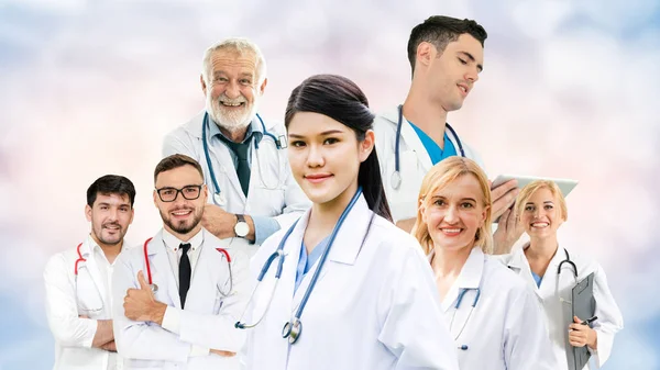 Medische en gezondheidszorg arts people Group. — Stockfoto