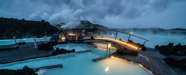 Geothermal Spa Blue Lagoon em Reykjavik, Islândia . — Fotografia de Stock