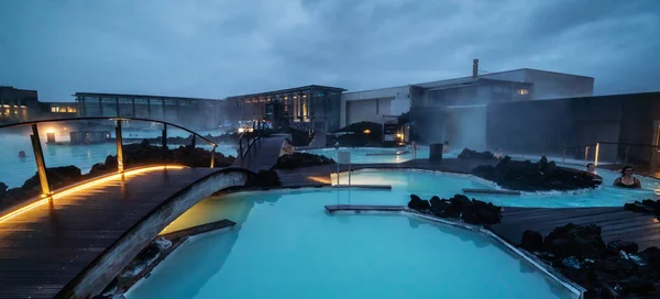 Geothermal Spa Blue Lagoon em Reykjavik, Islândia . — Fotografia de Stock