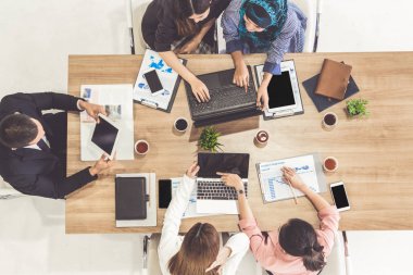 Ofis Odasında Grup Toplantısı.