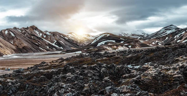 Landscape of Landmannalaugar Iceland Highland — Stock Photo, Image