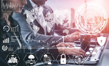 Siber Güvenlik ve Dijital Veri Koruma Konsepti