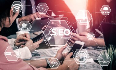 Seo Arama Motoru Optimizasyonu iş concep