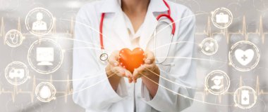 Hastanede Tıbbi Sağlık Grafik ile Doktor