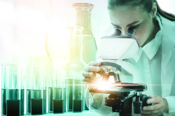 Onderzoeks-en ontwikkelings industrie voor laboratoria. — Stockfoto