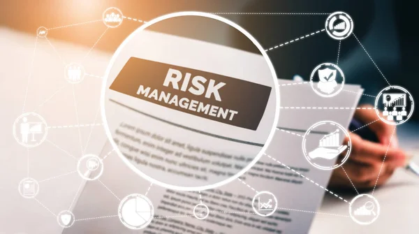 Risk Management and Assessment for Busines — Stock Photo, Image