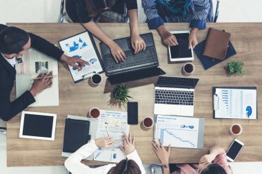 Ofis Odasında Grup Toplantısı.