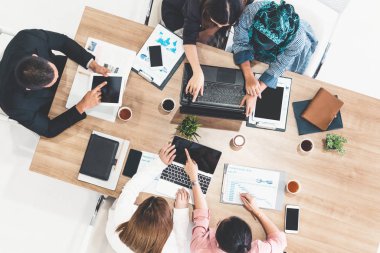 Ofis Odasında Grup Toplantısı.
