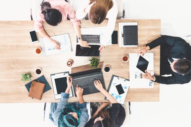 Ofis Odasında Grup Toplantısı.
