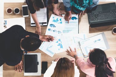 Ofis Odasında Grup Toplantısı.