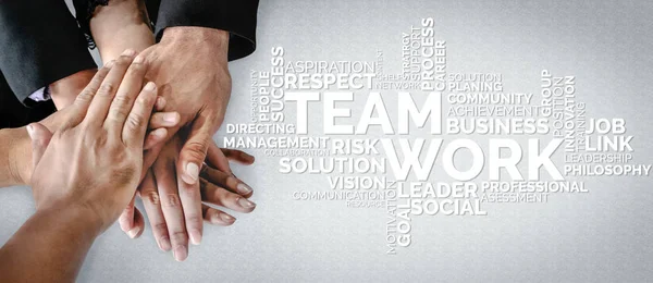 Teamwork Business Human Resources Group Business People Working Together Successful — Stock Photo, Image