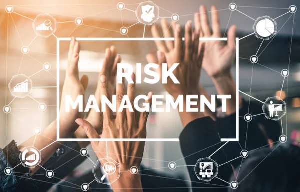 Risk Management Assessment Business Investment Concept Modern Graphic Interface Showing — Stock Photo, Image