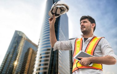 Mühendislik insanları çözüm hizmeti konsepti.