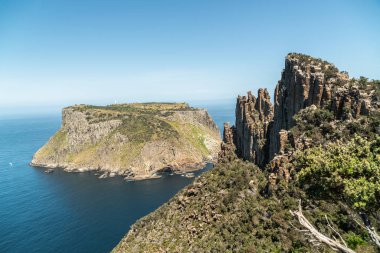 Landscape of Tasman peninsula, Tasmania, Australia clipart